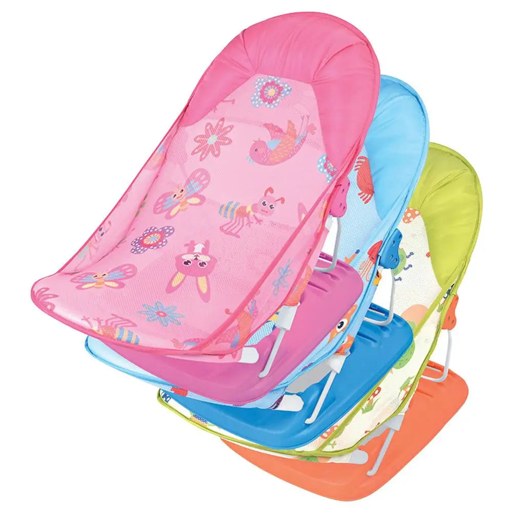 Siège de bain pliable avec coussin – support baignoire