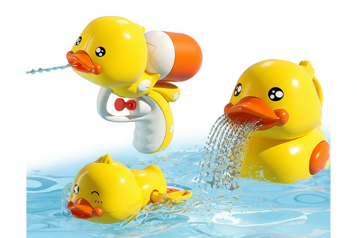 Canard jet d'eau électrique – jouet robinet bain 2024