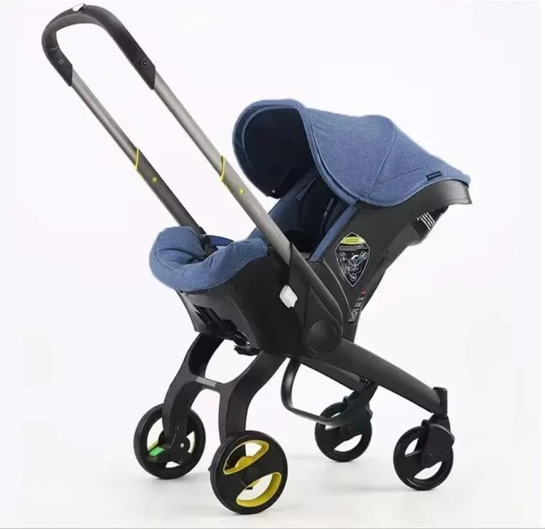 Poussette 2-en-1 siège auto léger pliable nouveau-né