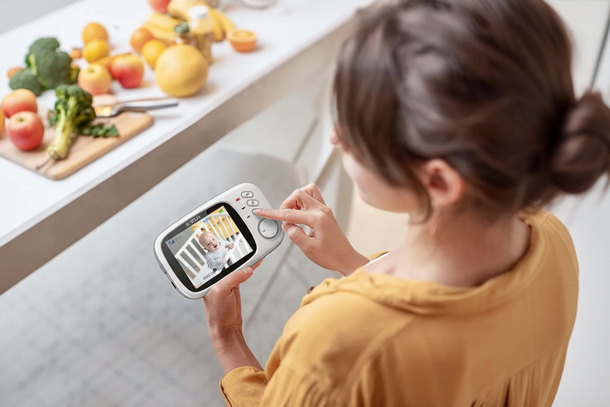 Babyphone Boifun 3,2" VOX sans fil – surveillance nuit