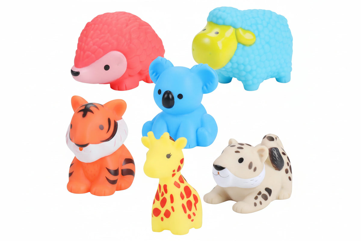Figurines animaux souples pour le bain – modèles au choix