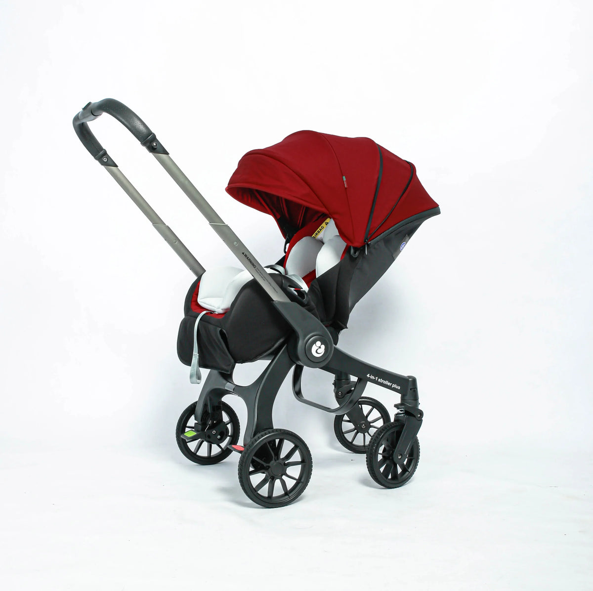 Poussette pliable quatre roues – plusieurs coloris