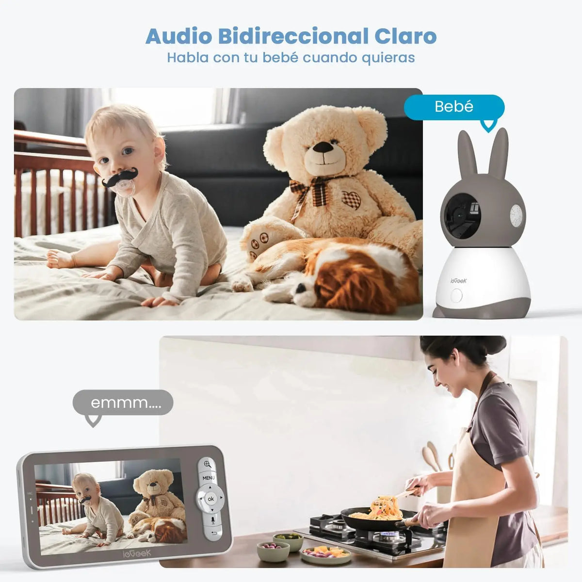 Babyphone caméra 2K