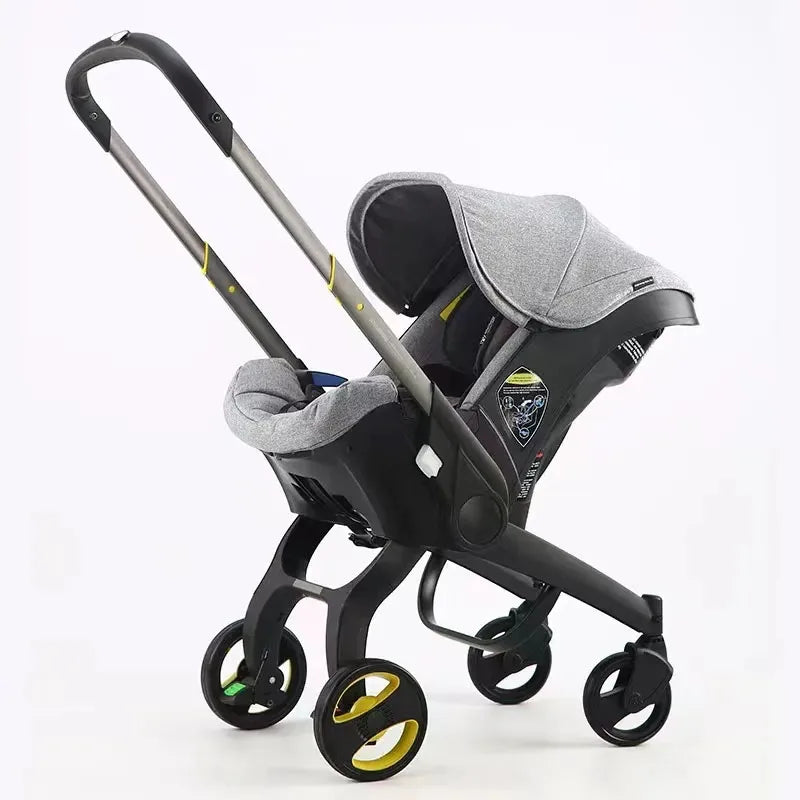 Poussette 2-en-1 siège auto léger pliable nouveau-né
