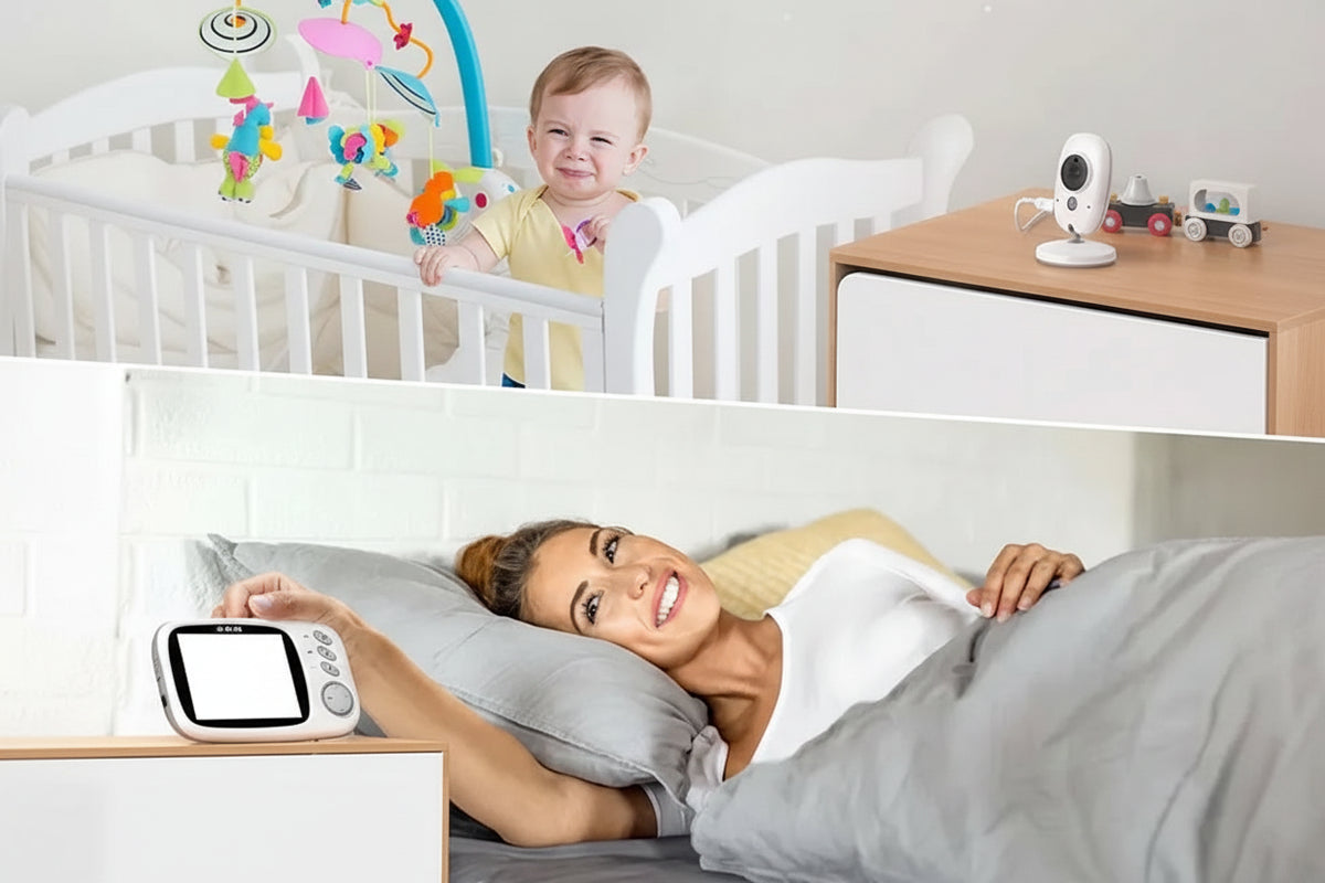 Babyphone Boifun 3,2" VOX sans fil – surveillance nuit