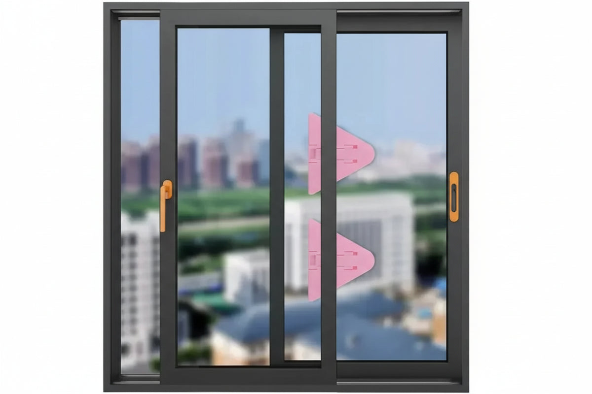Verrou porte coulissante sans perçage – sécurité bébé
