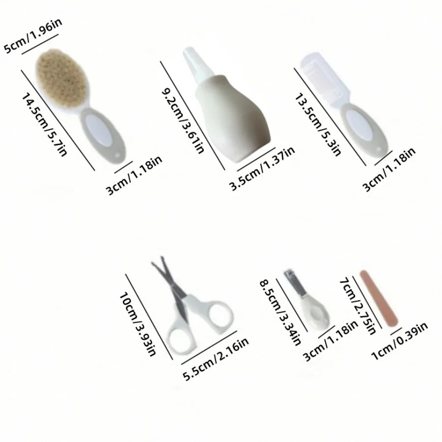 Kit hygiène bébé 6 pièces – soin quotidien complet