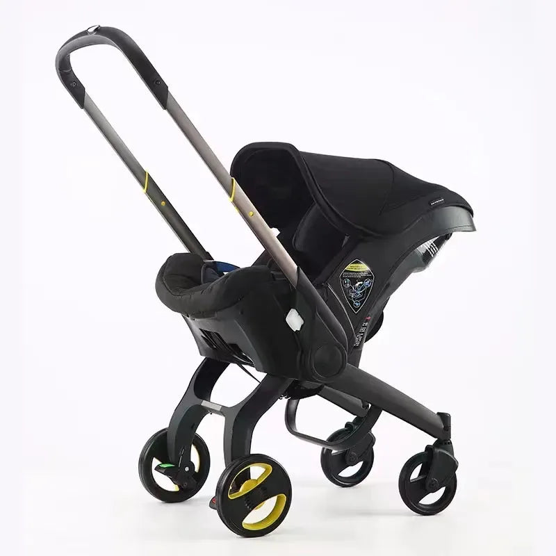 Poussette 2-en-1 siège auto léger pliable nouveau-né