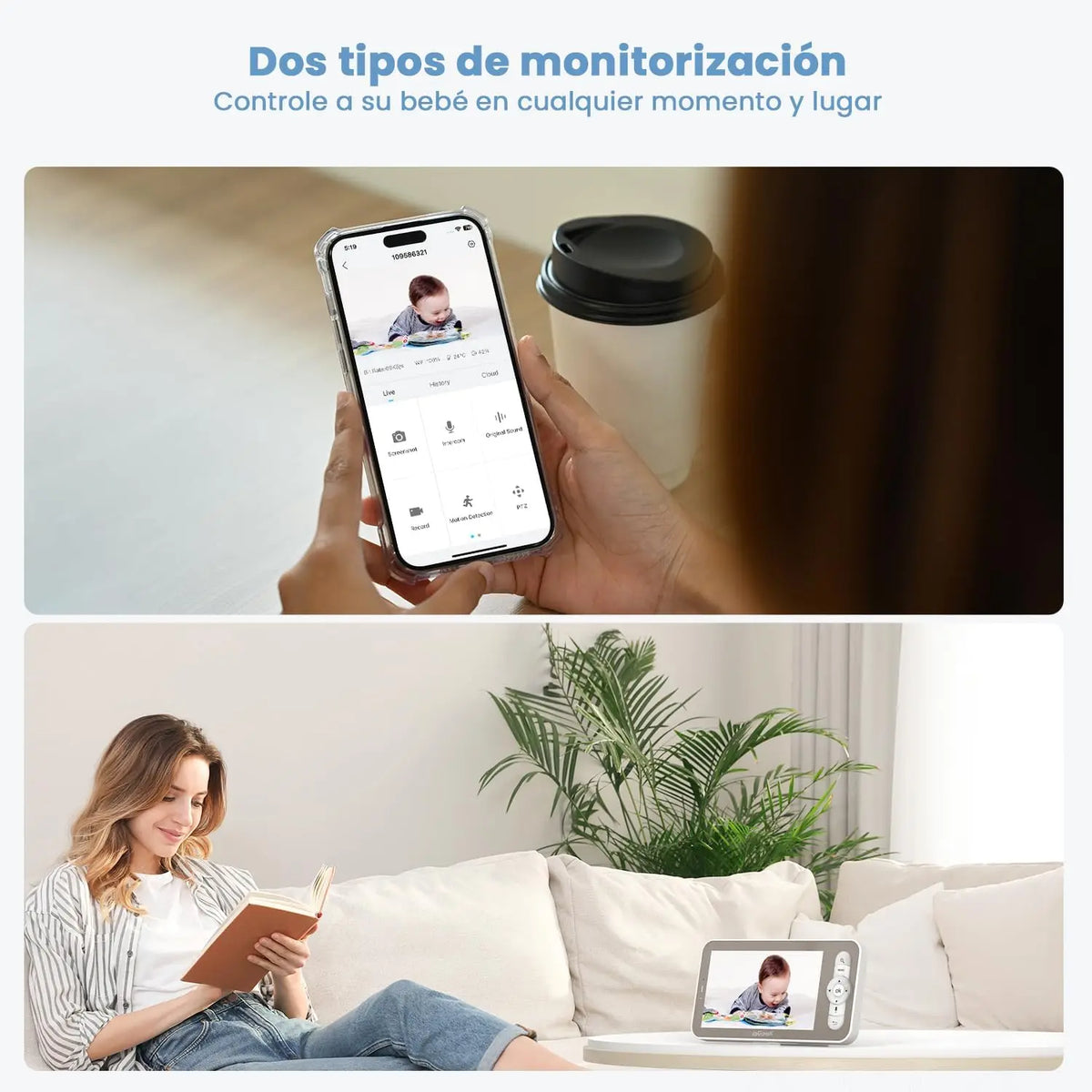 Babyphone caméra 2K