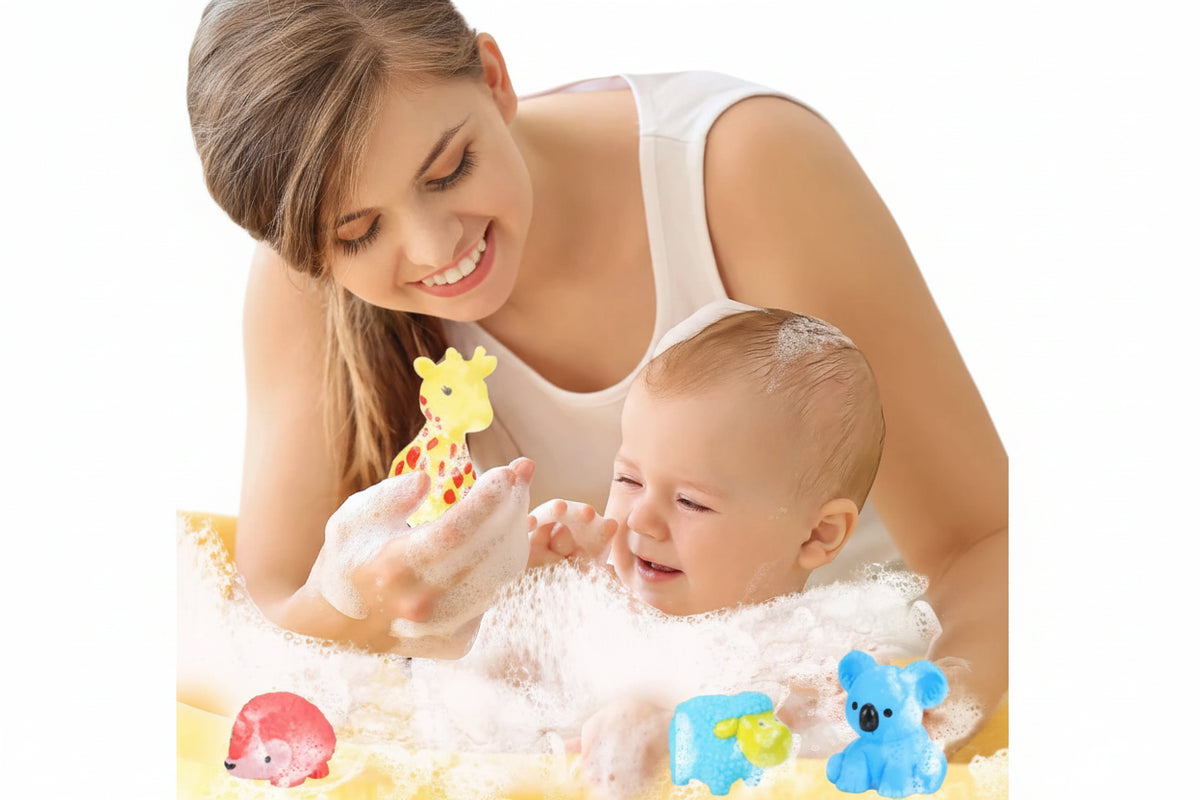 Figurines animaux souples pour le bain – modèles au choix