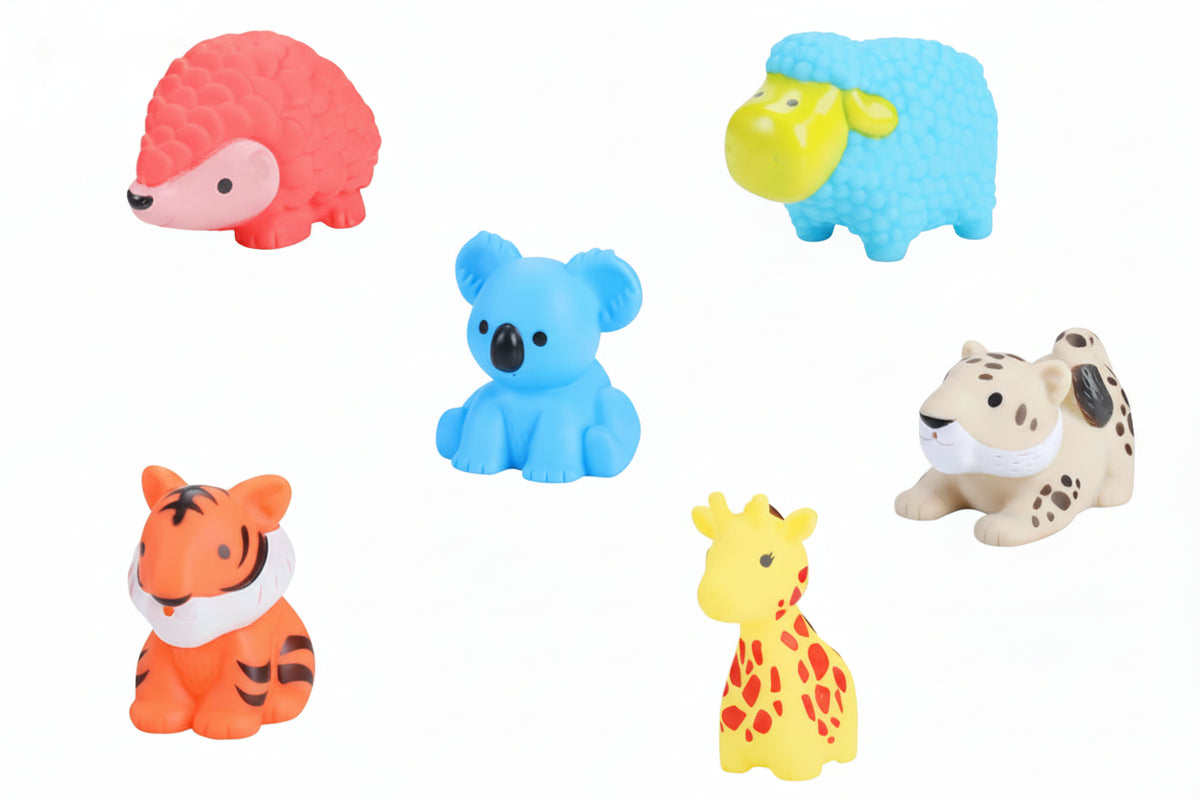 Figurines animaux souples pour le bain – modèles au choix