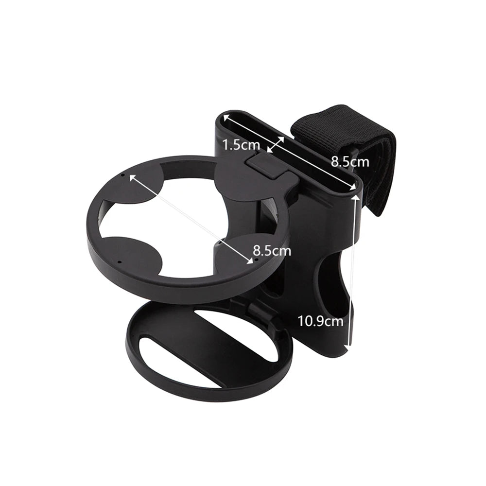 Porte-gobelet pliable poussette – support téléphone universel