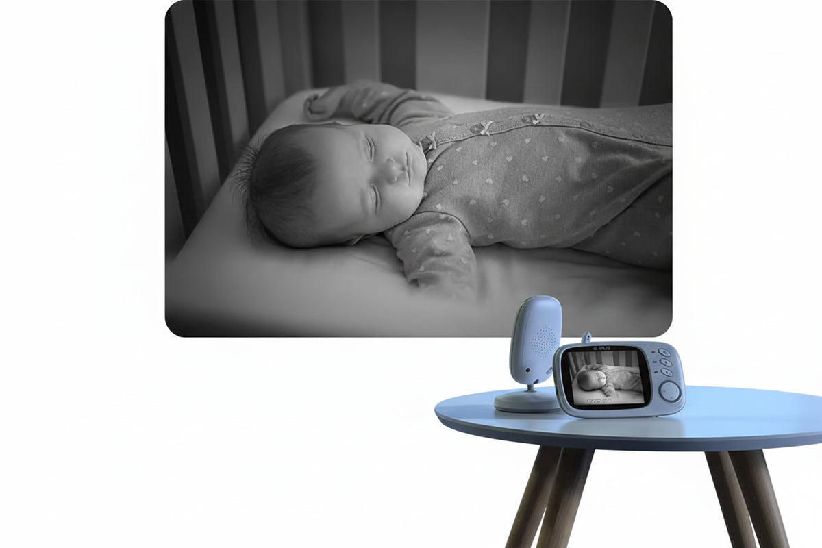 Babyphone Boifun 3,2" VOX sans fil – surveillance nuit