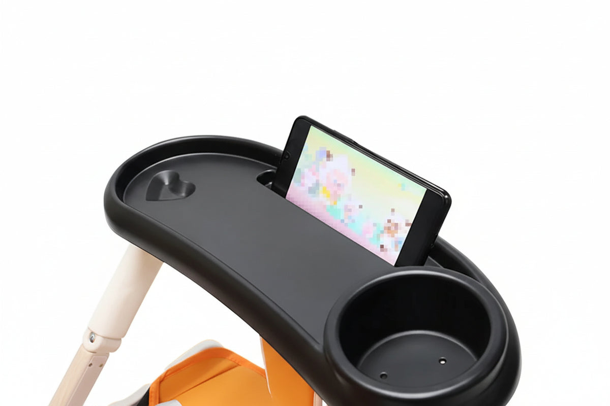 Tablette snack 3-en-1 avec slot téléphone – poussette