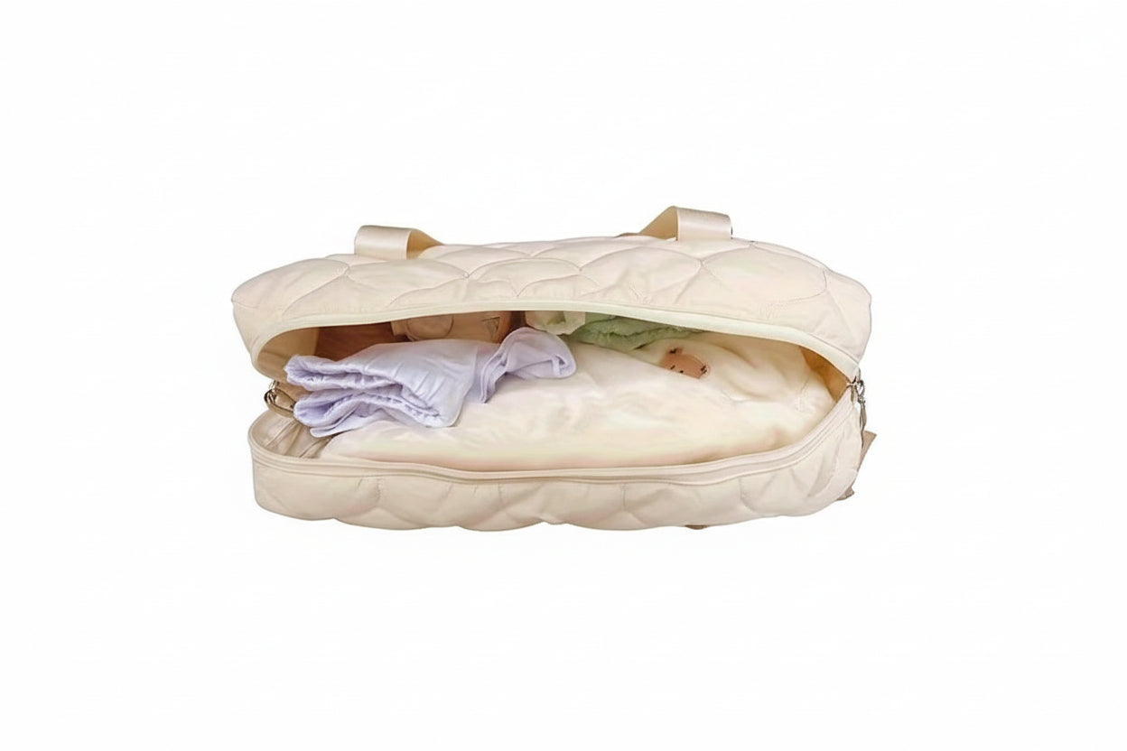 Sac à couches brodé grande capacité – tote bag maman