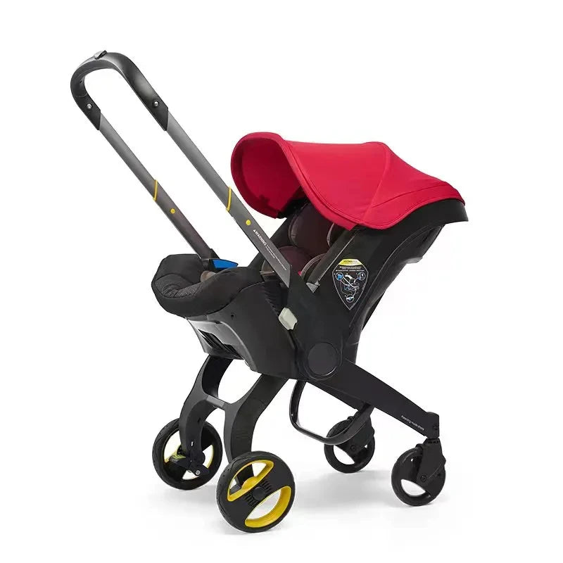 Poussette 2-en-1 siège auto léger pliable nouveau-né