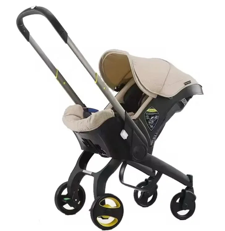 Poussette 2-en-1 siège auto léger pliable nouveau-né