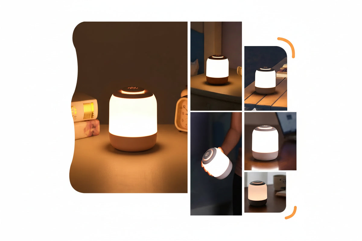 Lampe LED rechargeable USB luminosité ajustable