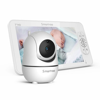 Babyphone vidéo HD 7" double caméra batterie 4000mAh