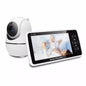 Babyphone vidéo 5" zoom 4x – 22h autonomie berceuse
