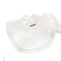 Bavoir dentelle coton 100% – nœud princesse 0-2 ans