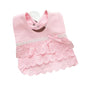 Bavoir dentelle coton 100% – nœud princesse 0-2 ans