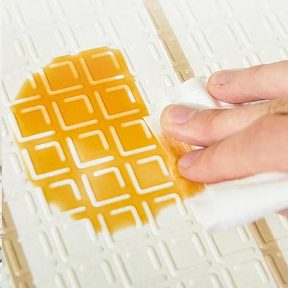 Tapis d'éveil pliable double face imperméable