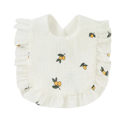 Bavoir coton forme U – écharpe anti-bavures style