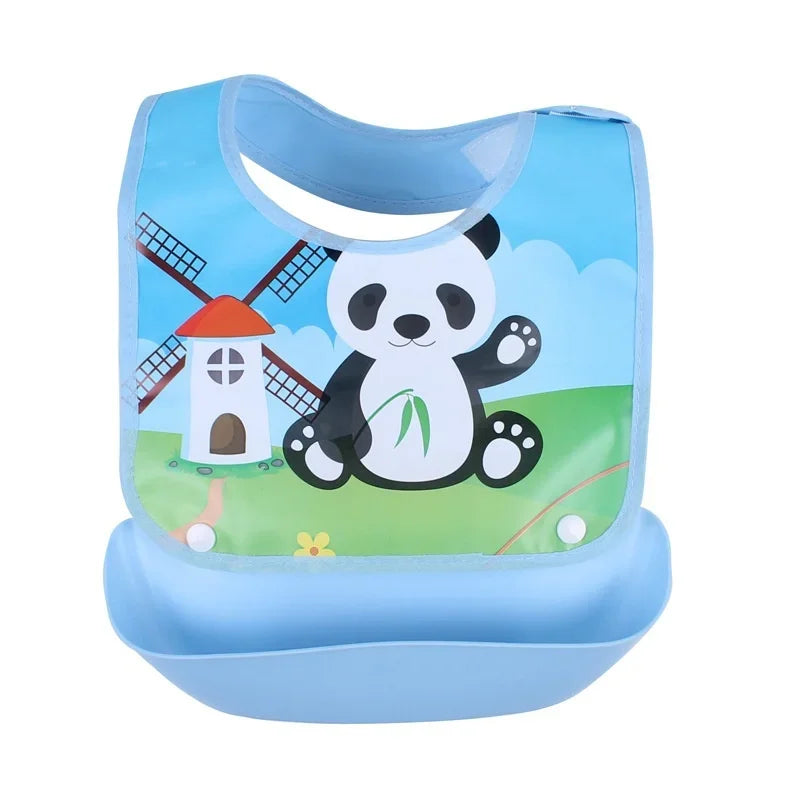 Bavoir détachable imperméable – serviette salive bébé