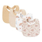 Set 4 bavoirs coton cartoon – serviettes salive bébé