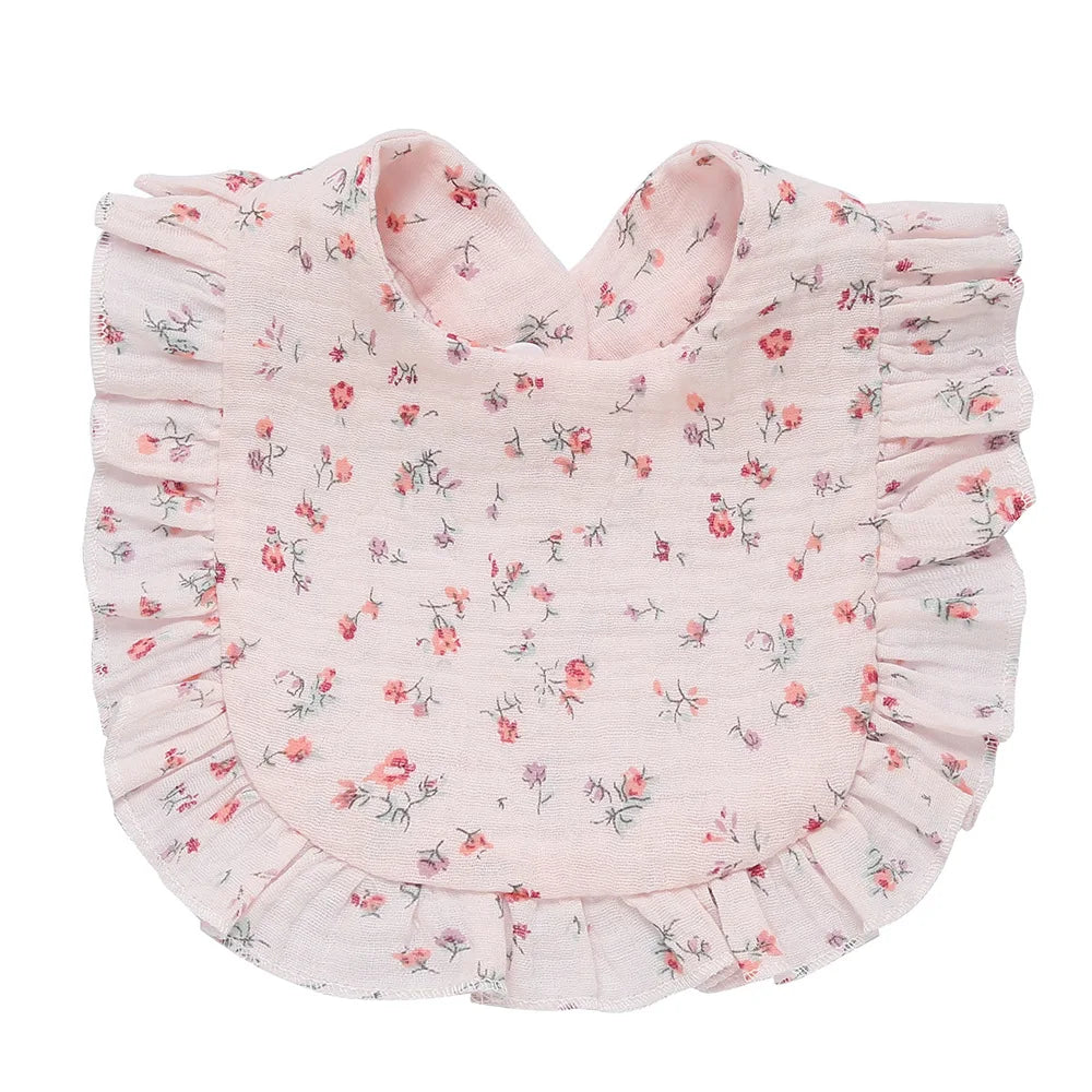 Bavoir coton forme U – écharpe anti-bavures style