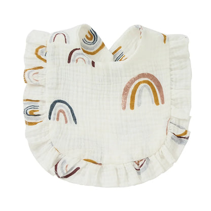 Bavoir coton forme U – écharpe anti-bavures style