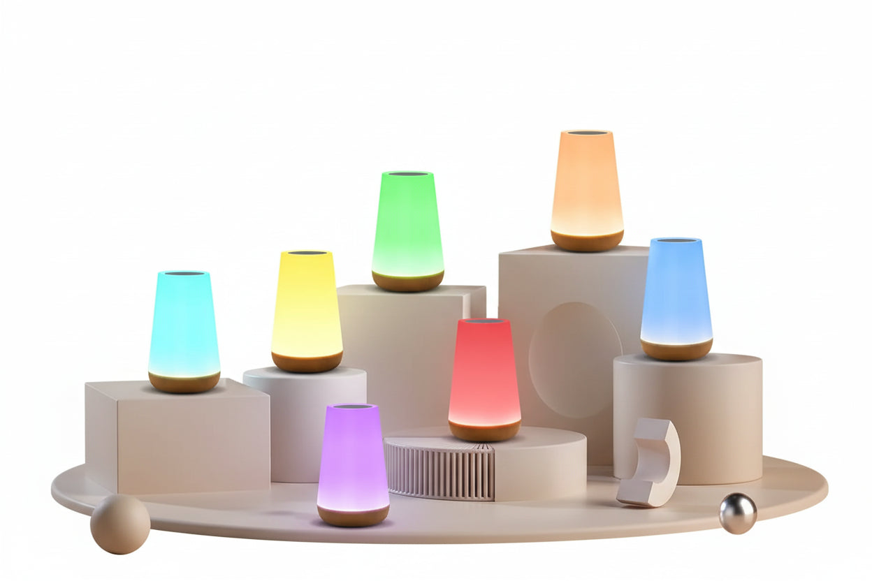 Lampe de nuit RGB 13 couleurs télécommande tactile