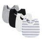 Set 4 bavoirs coton cartoon – serviettes salive bébé