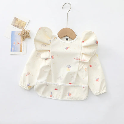 Tablier repas manches longues imperméable ajustable