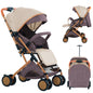 Poussette trolley 20kg 4 roues avec moustiquaire