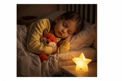 Veilleuse renard silicone souple rechargeable – allaitement