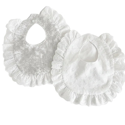 Bavoir coton forme U – écharpe anti-bavures style
