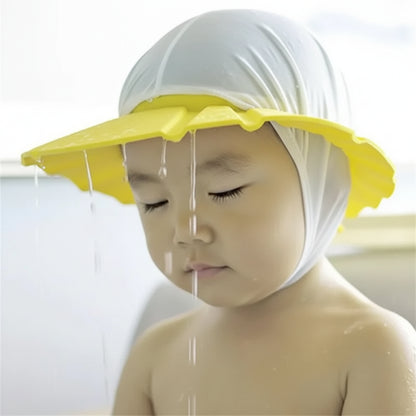 Visière shampoing bébé souple – protection yeux douche