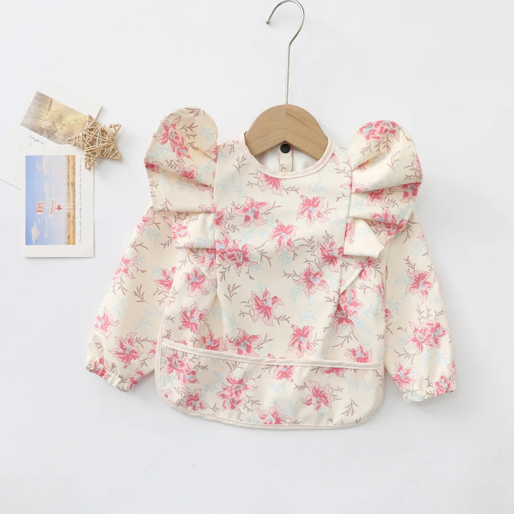 Tablier repas manches longues imperméable ajustable