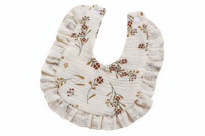 Bavoir coton forme U – écharpe anti-bavures style