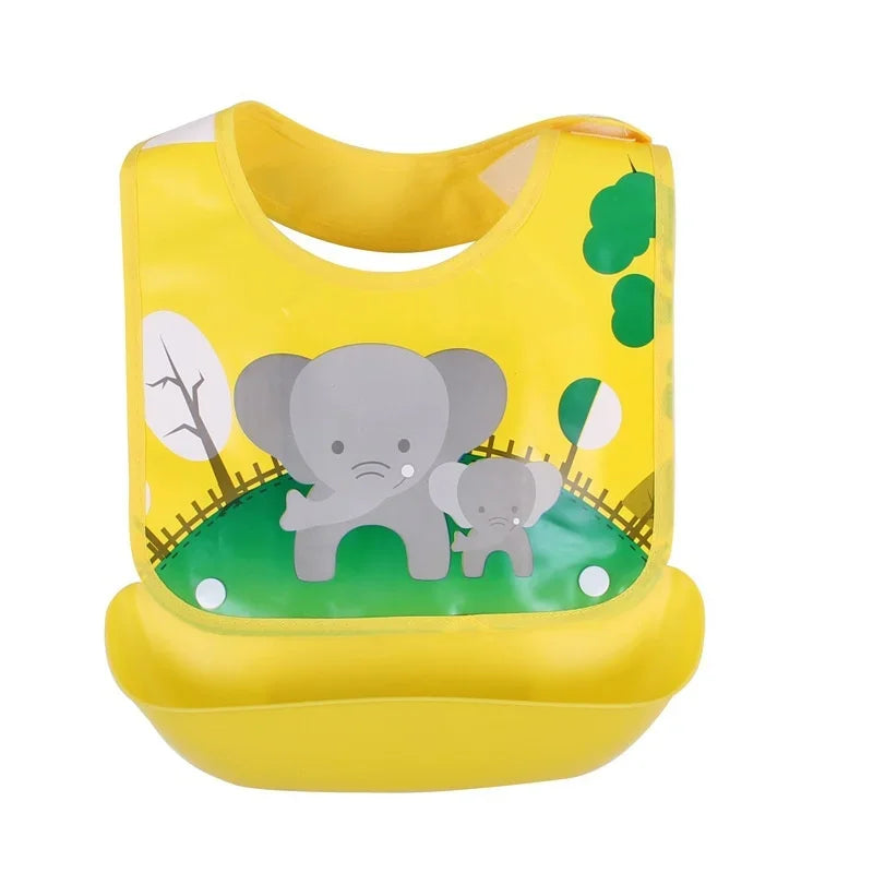 Bavoir détachable imperméable – serviette salive bébé