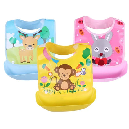 Bavoir détachable imperméable – serviette salive bébé