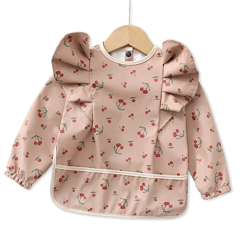 Tablier repas manches longues imperméable ajustable