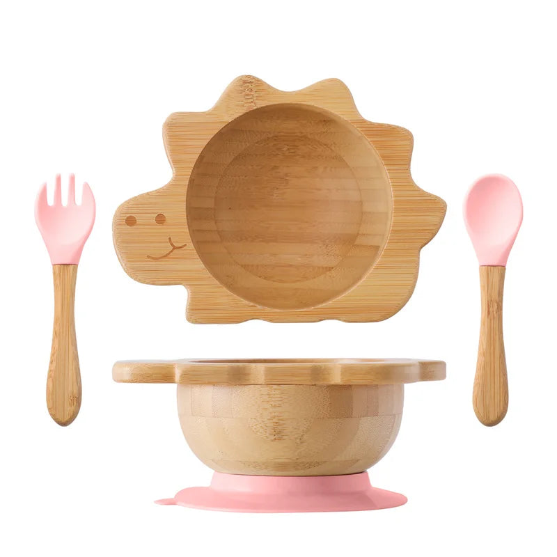 Set repas bébé en silicone – pratique et sûr