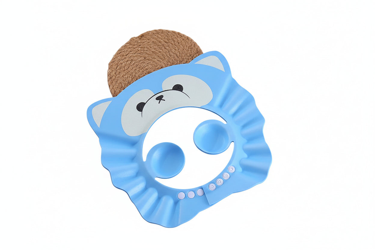 Visière shampoing bébé souple – protection yeux douche