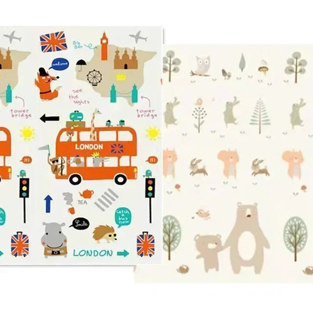 Tapis de jeu bébé pliable et antidérapant