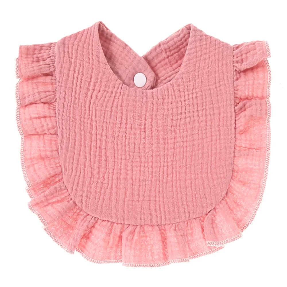 Bavoir coton forme U – écharpe anti-bavures style