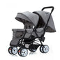 Poussette double siège tandem pliable – stock EU