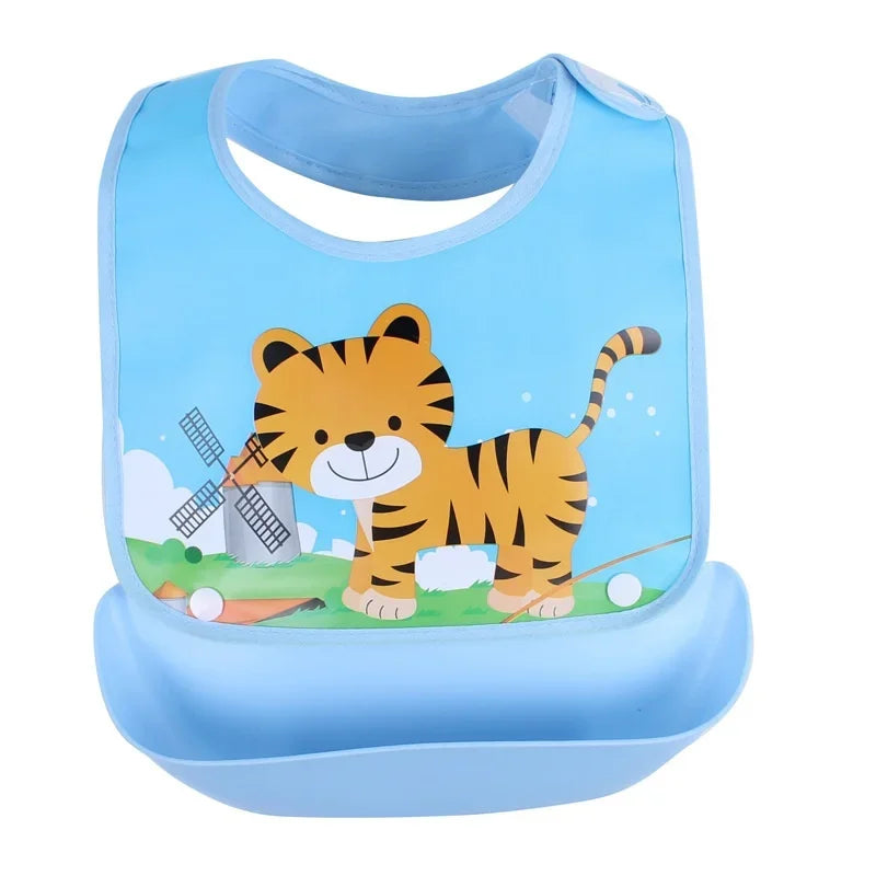 Bavoir détachable imperméable – serviette salive bébé